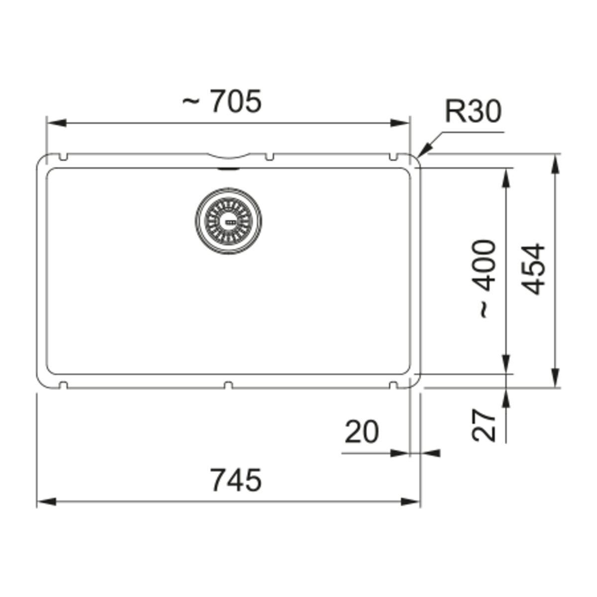 Franke KubusX KXK 110-71 — zdjęcie 2